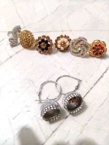 Vintage Style Ring & Earring Set