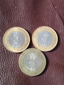 10 Rs Bi-metalic Coin 🪙 Combo