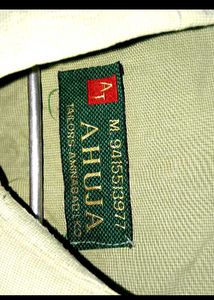 Light Green Men's Casual Shirt Pure Cotton