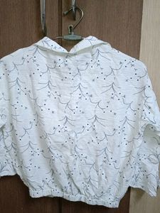 Shirt Type Crop Top