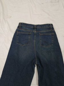 Nuon by Westside Wide Leg Blue Denim Jeans