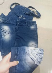 Denim Dungree For Women