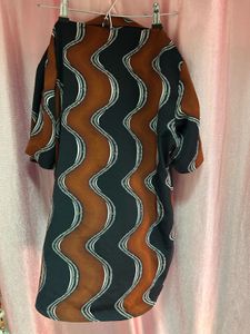 Pattern Print Shirt Unisex