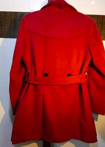 Imported Red Trench Coat