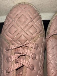Pink Quilted Sneakers