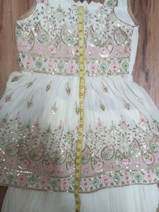 Embroidered Kurta Set with Palazzo