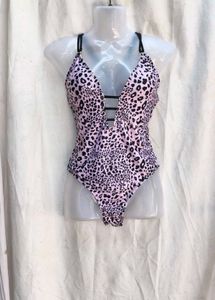 2381. Leopard Print One-Piece Swimsuit