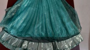 SEA GREEN PARTY GOWN (6-10 yrs girls)