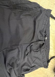 Black Co-ord set with Floral Embroidery
