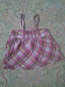 Cute Plaid Baby Girl Top