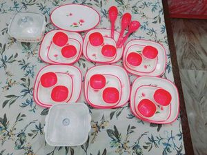 Assamese traditional mekhla sador with dinner set