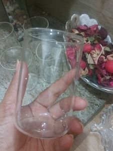Unused Glass Tumblers × 5