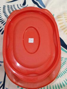 Red Food Container with Lid