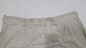 Vintage Button-Front A-Line Skirt