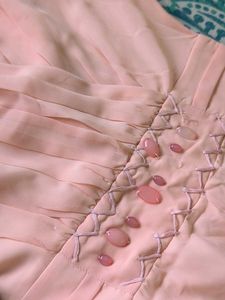 Elegant Pink Embellished Jumpsuit