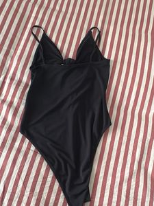 Chic Black One-Piece Swimsuit