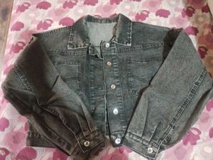 Stylish Grey Denim Jacket
