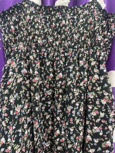 Charming Floral Print Sundress