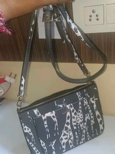 Parfois Giraffe Print Crossbody Bag