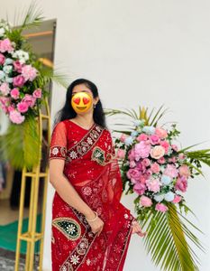 Red Heavy Designer Bridal Lehanga