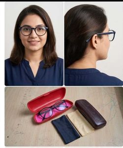 Vintage Eyeglasses with Cases chashma frame plasti
