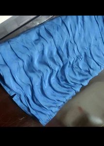 Sea🌊 Blue Off Shoulder Dress For 32 Bust