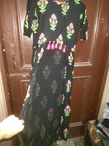 Princess Front Cut Designer Kurta With Lower S