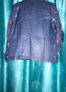 Embroidered Floral Shirt