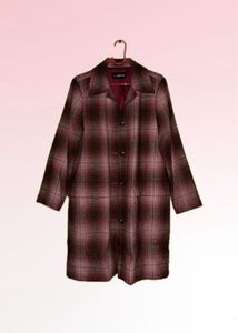 Vintage Plaid Coat