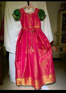 Beautiful Pink Silk Gown