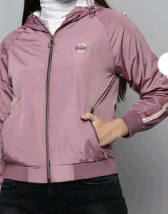Mauve Windbreaker Jacket