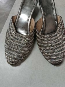 Embellished Wedge Heels