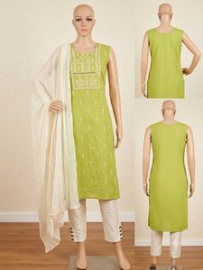 Elegant Green Kurta Set with Dupatta
