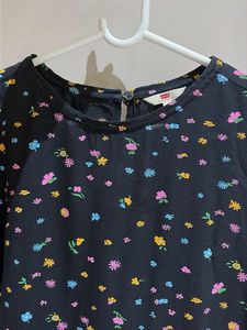 Levi's Black Floral Print Top