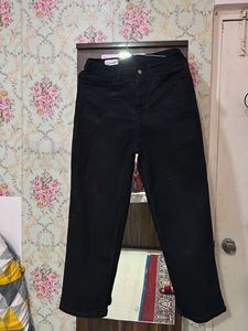 Black straight fit jeans