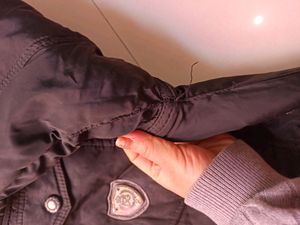 Men's Solid Black Regular Jacket