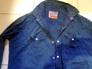 Denim Button-Down Shirt