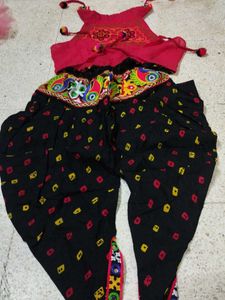 Embroidered Dhoti Set