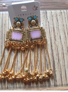 lavender earrings