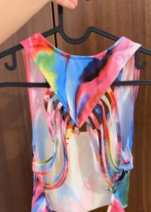 Multicolour Abstract Print Co-ord Set