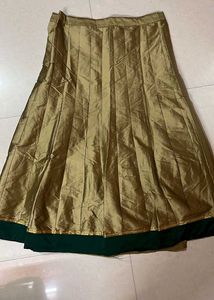 Green &amp; Gold Lehenga Choli