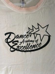 women pink and white tshirt