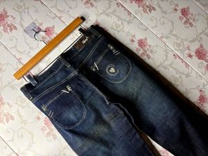 Stylish Dark Wash Denim Jeans