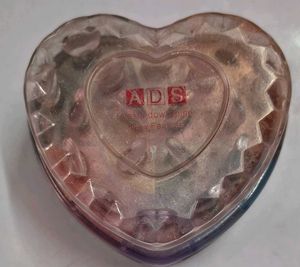 ADS Eyeshadow Glitter Palette -Heart Shaped