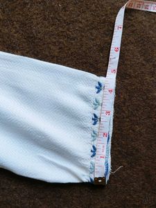 Aesthetic White Embroidered Kurta