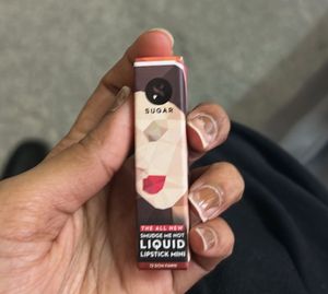 SUGAR Matte Liquid Lip with Red Shade