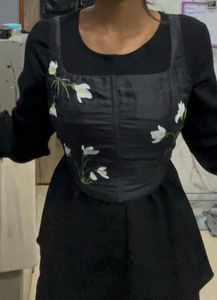 Brand New Corset Top Hand Painted