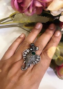 Brass Elephant Ring