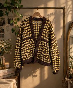 Handmade Crochet fall Cardigan 🍁🍂