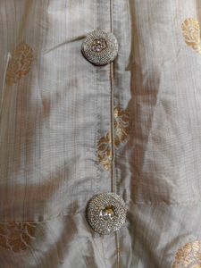 Elegant Brocade Kurta Suit.